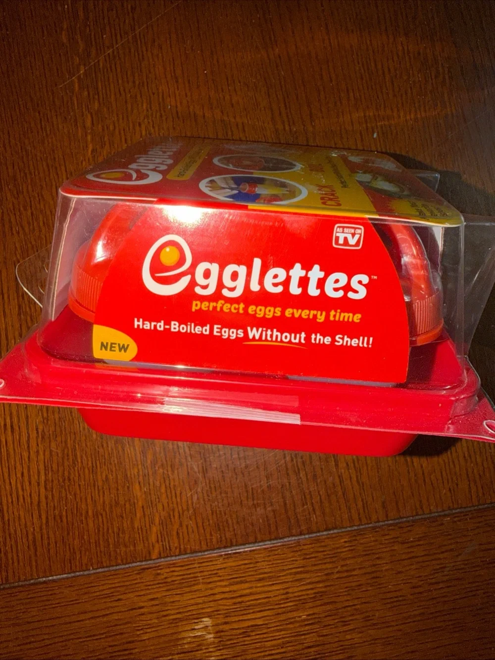 Egglettes Hard-Boiled Egg Cooker - Red & White New Set